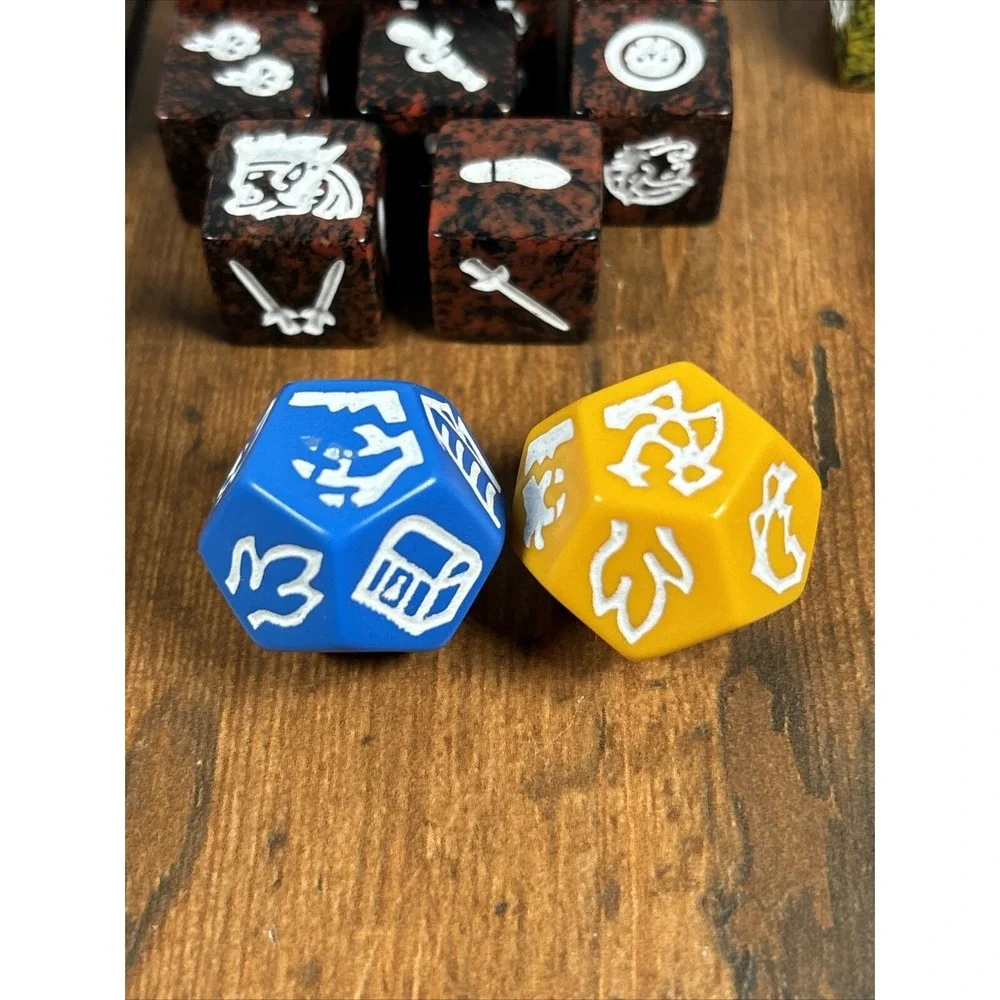 TSR 1995 Dragon Dice Role Playing Game Bag 22 Dice D&D Dungeons‎ Dragons Bag